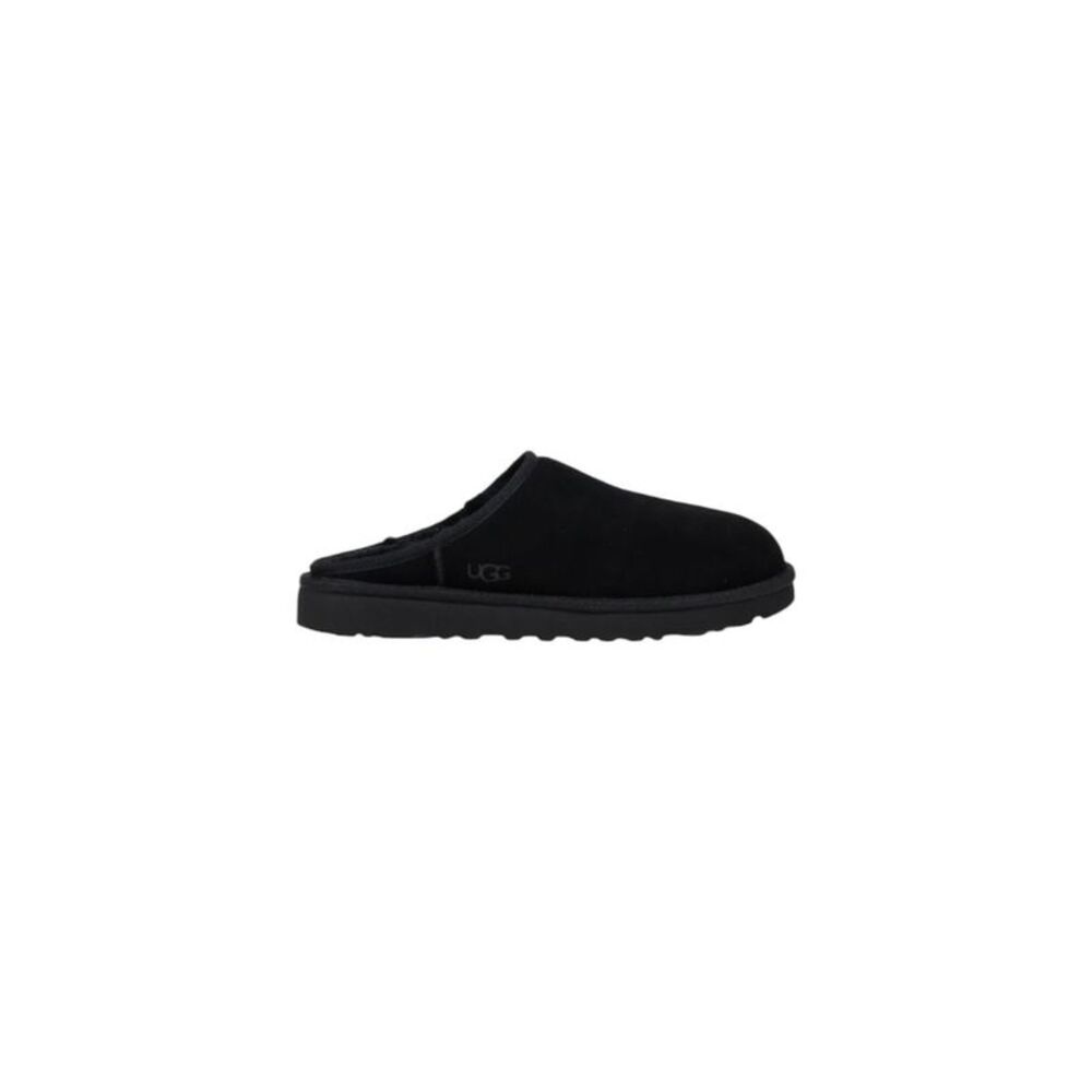UGG Black Suede Leather Men's Clogs